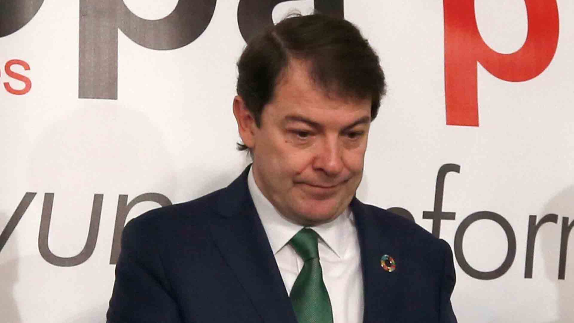 El presidente de la Junta, Alfonso Fernández Mañueco.