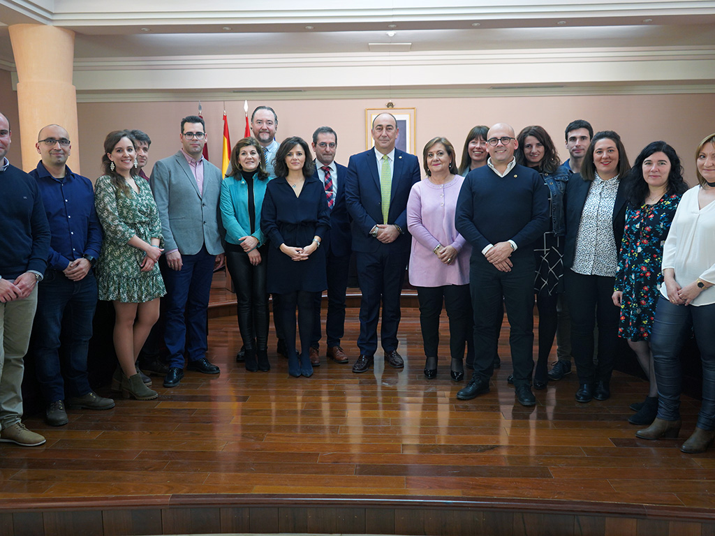 Los nuevos funcionarios de la Diputación Provincial./E.A.