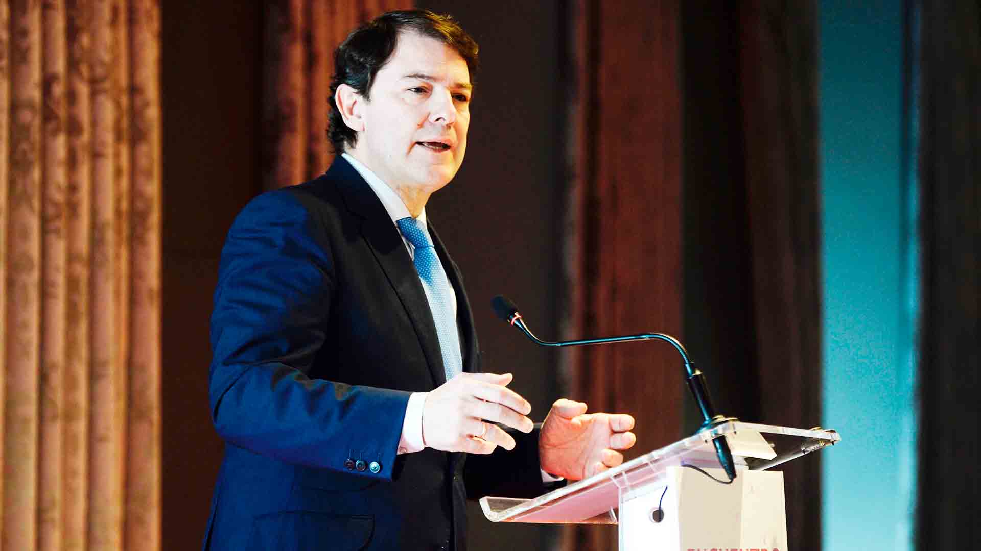 El presidente de la Junta de Castilla y León, Alfonso Fernández Mañueco.