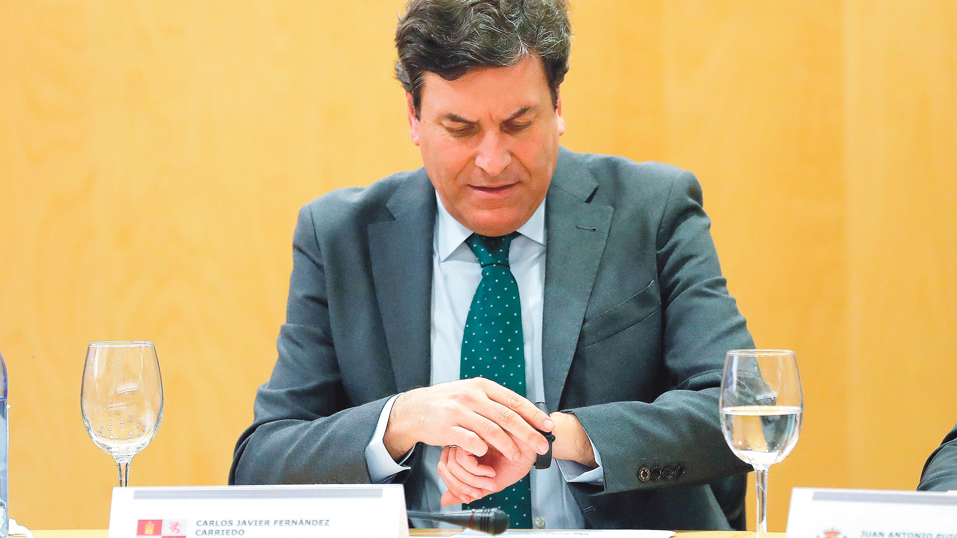 El consejero de Economía y Hacienda de Castilla y León, Carlos Fernández Carriedo.