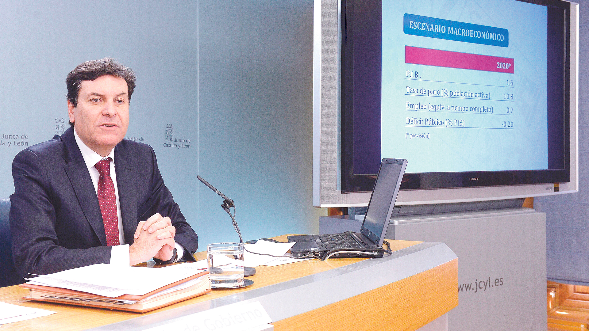 El consejero de Economía de la Junta de Castilla y León, Carlos Fernández Carriedo.