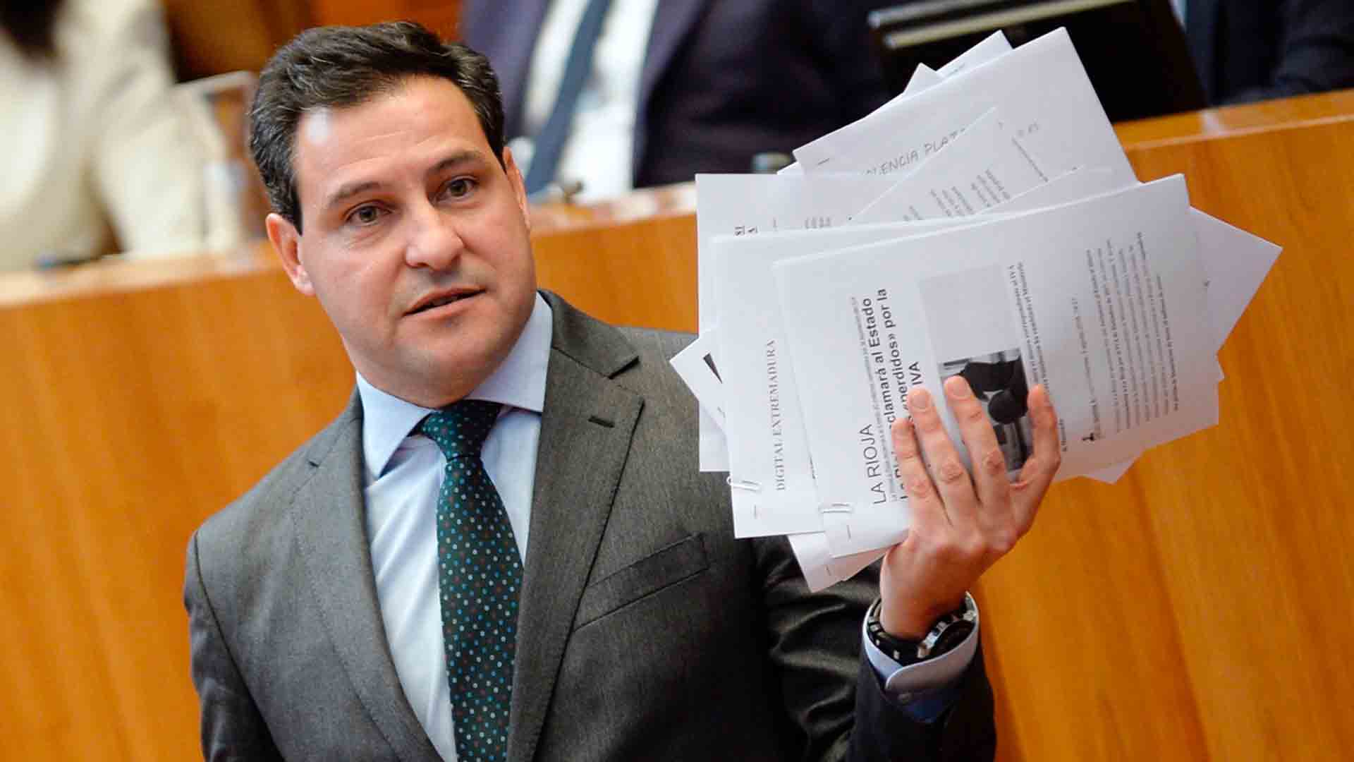 El portavoz del Grupo Parlamentario Popular en las Cortes de Castilla y León, Raúl de la Hoz.