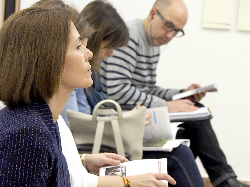 Magdalena Rodríguez, en el acto de presentación. /NEREA LLORENTE
