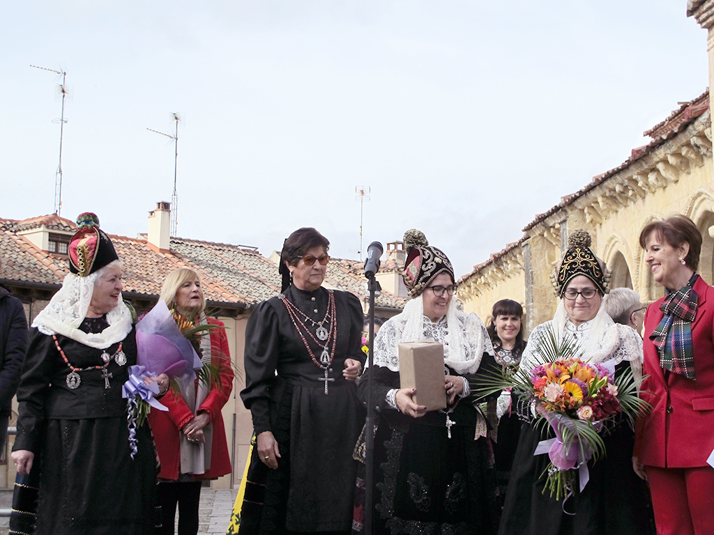 Alcaldesa de Honor, Aguedera de Honor, alcaldesas 2020 y la pregonera de la fiesta. / E. A.