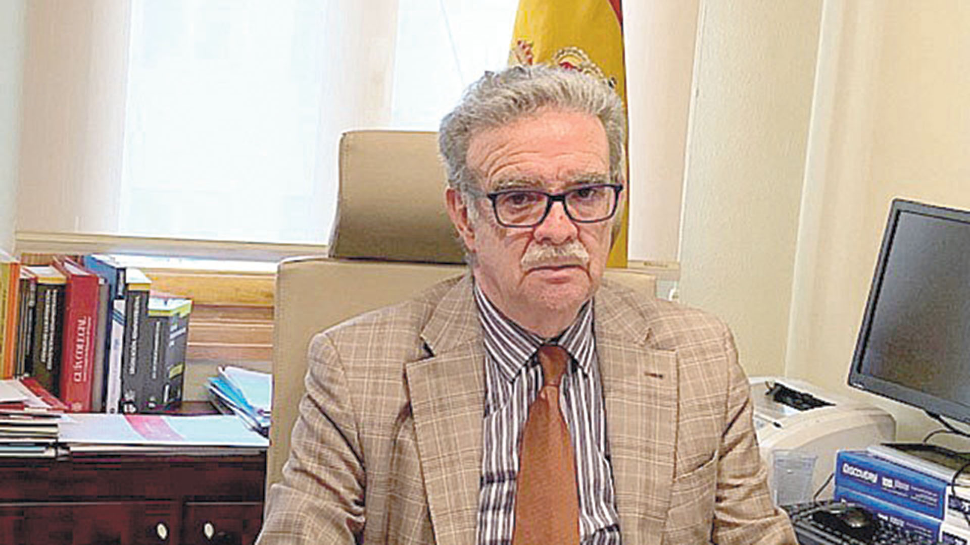 Julián Sanz Gómez, decano del Ilustre Colegio de Abogados de Segovia.