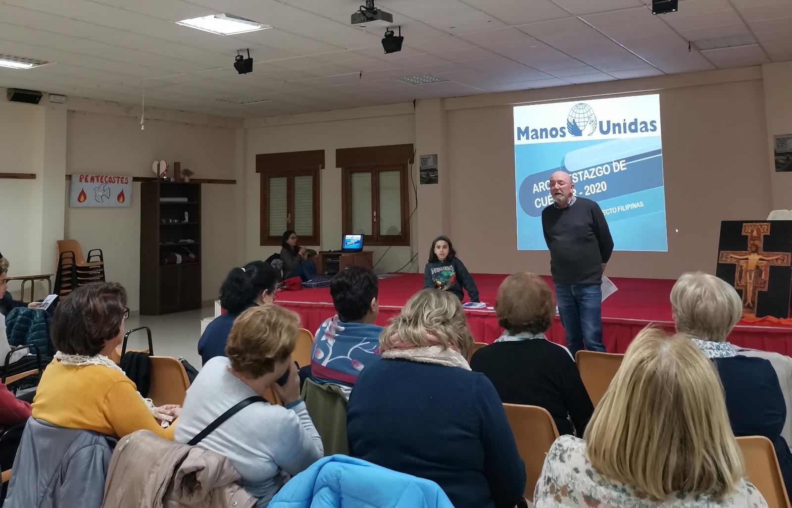 Presentación de la Campaña de Manos Unidas en Cuéllar.