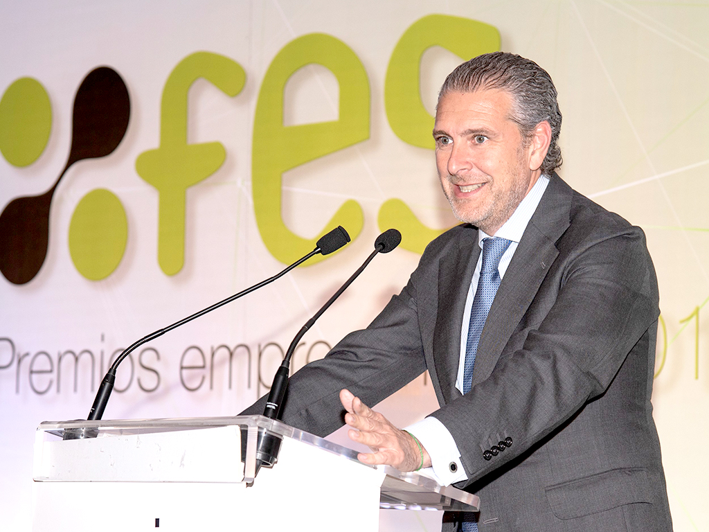 El presidente de la FES, Andrés Ortega. / E. A.