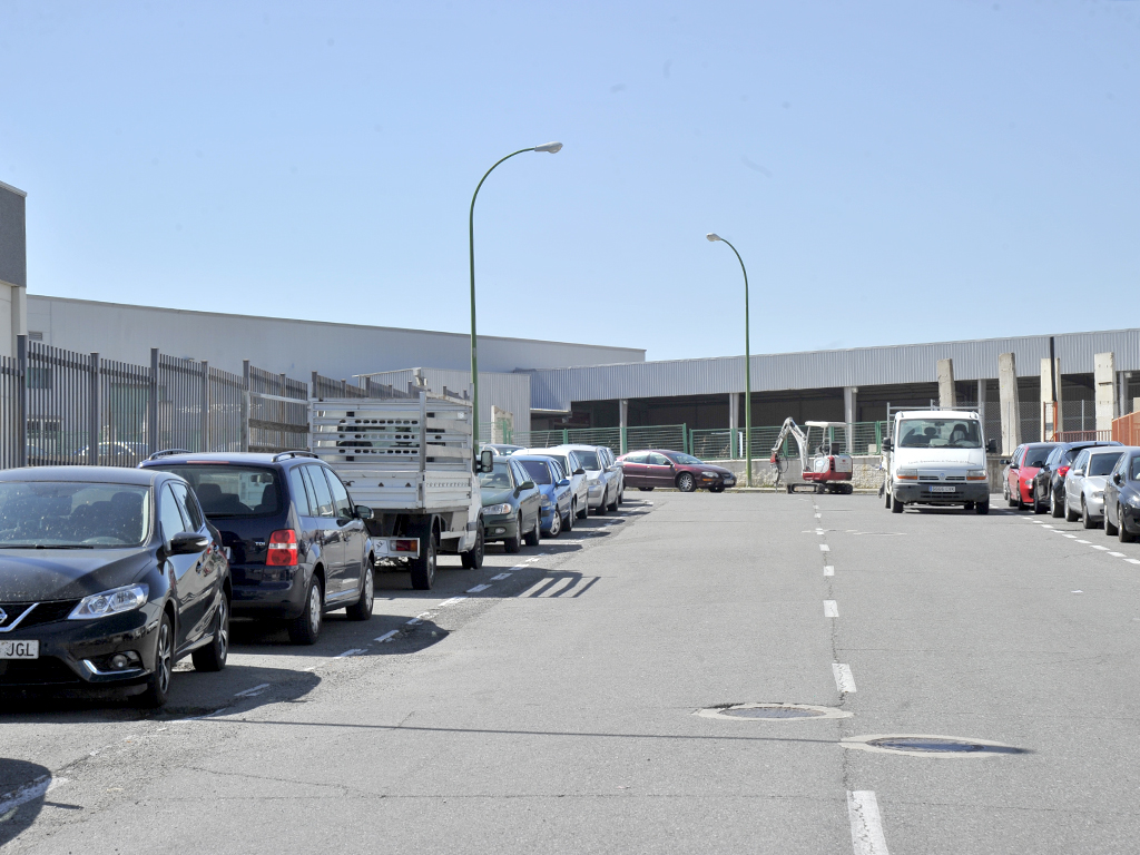 Imagen de la zona industrial de Valverde del Majano, donde se asientan industrias de distintos sectores. / KAMARERO