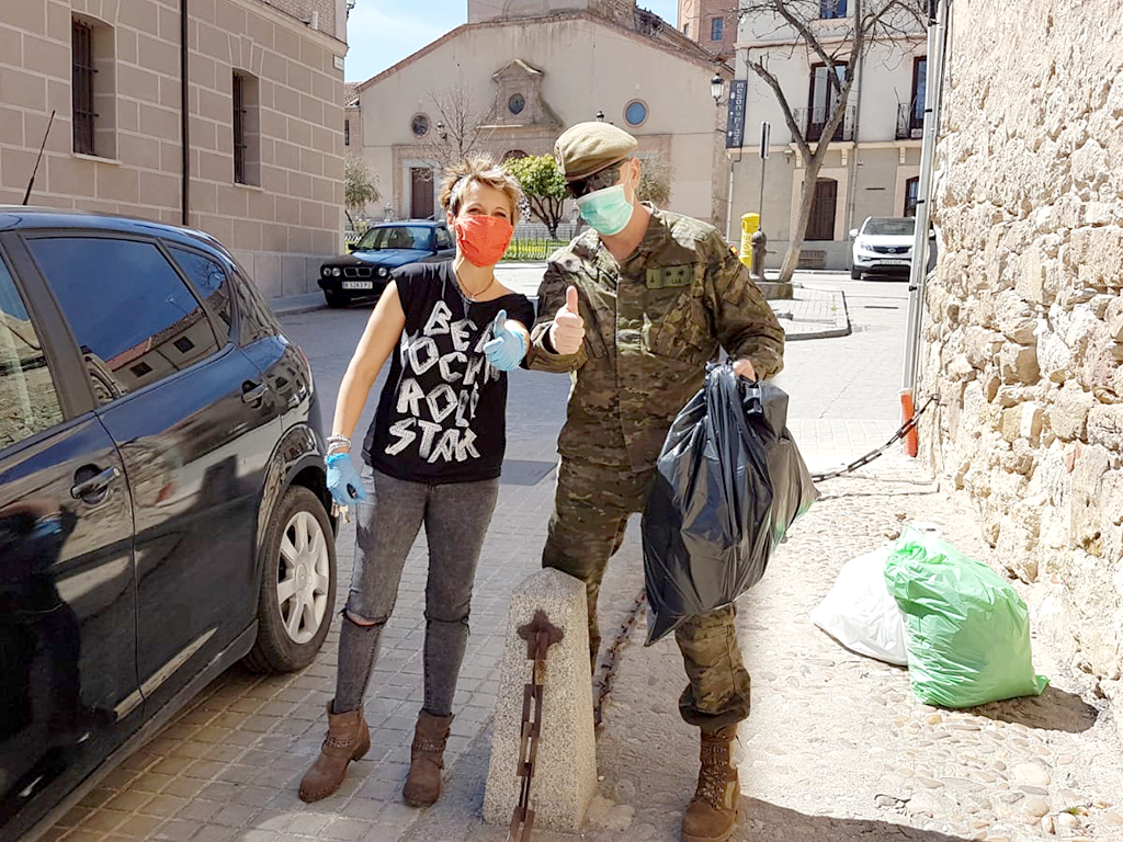 El material se ha repartido también entre las fuerzas de seguridad del Estado. /E.A.