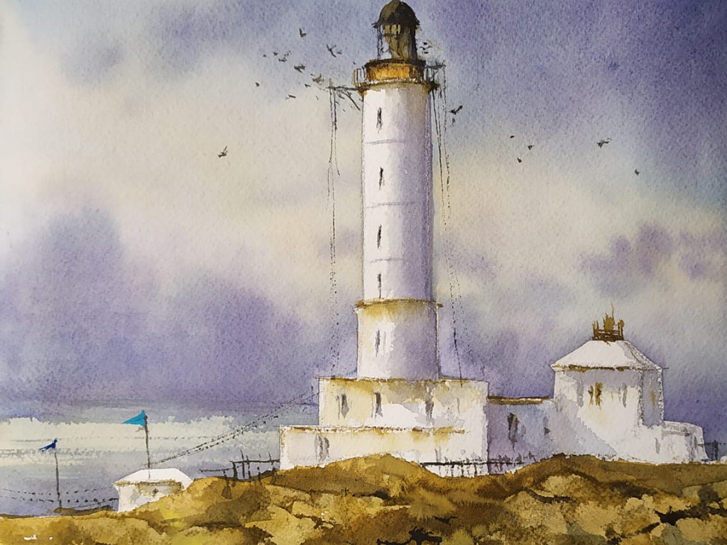 Una de las pinturas realizadas en los talleres municipales. / El Adelantado