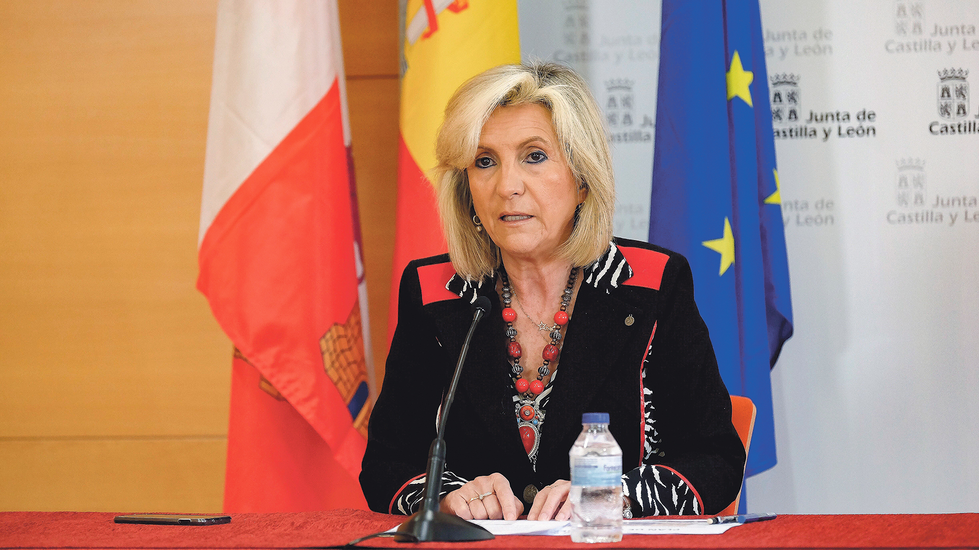La consejera de Sanidad de la Junta de Castilla y León, Verónica Casado.