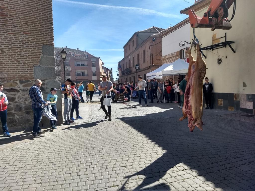 La matanza popular se celebrará en la Plaza Mayor de Nava de la Asunción. / E.A.
