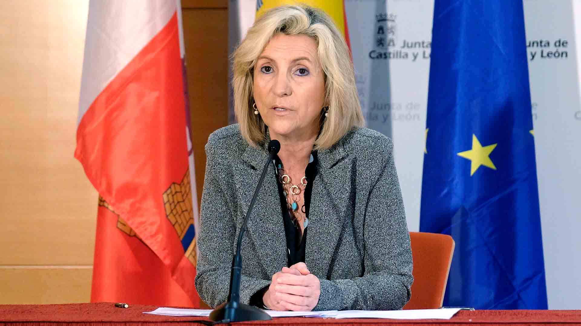 La consejera de Sanidad de la Junta de Castilla y León, Verónica Casado.