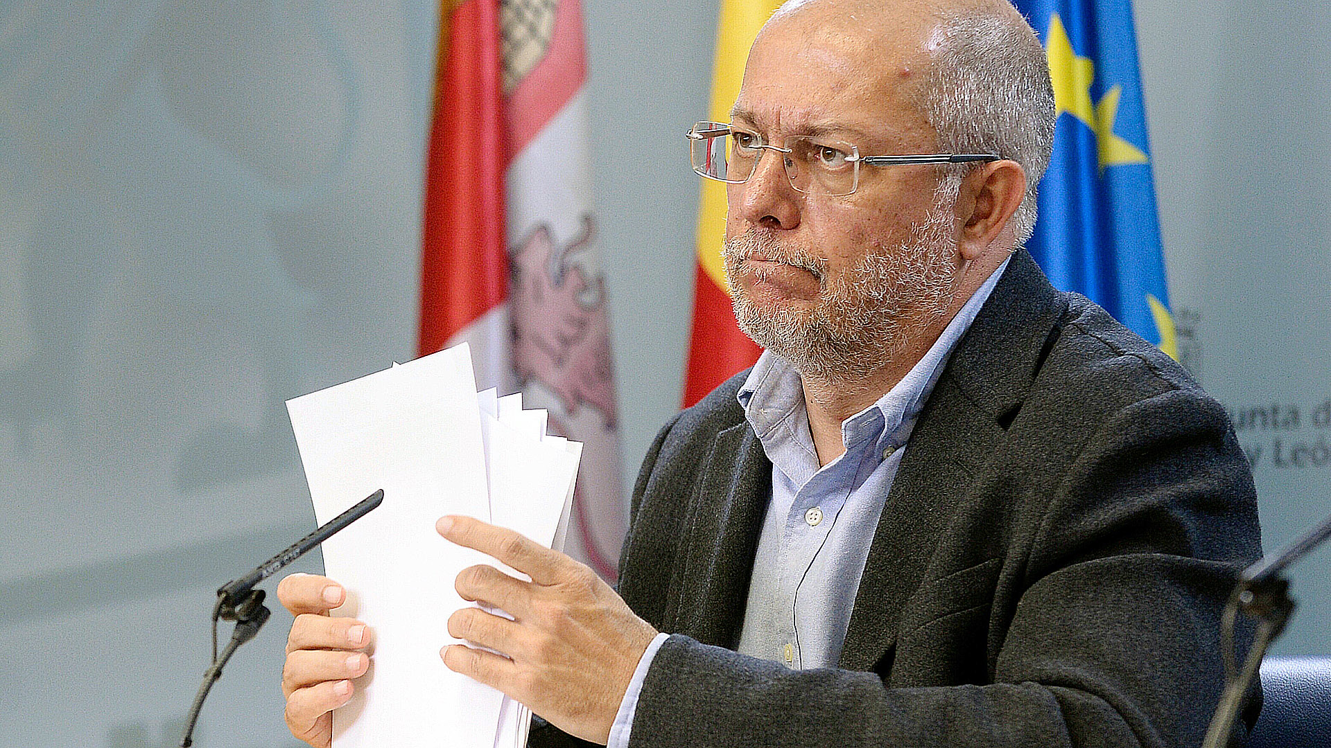 El vicepresidente, portavoz y consejero de Transparencia, Francisco Igea.