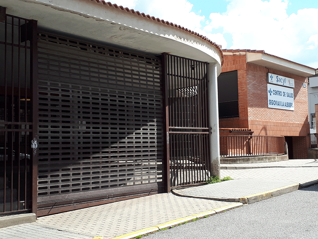Centro de salud cerrado. / P.B.