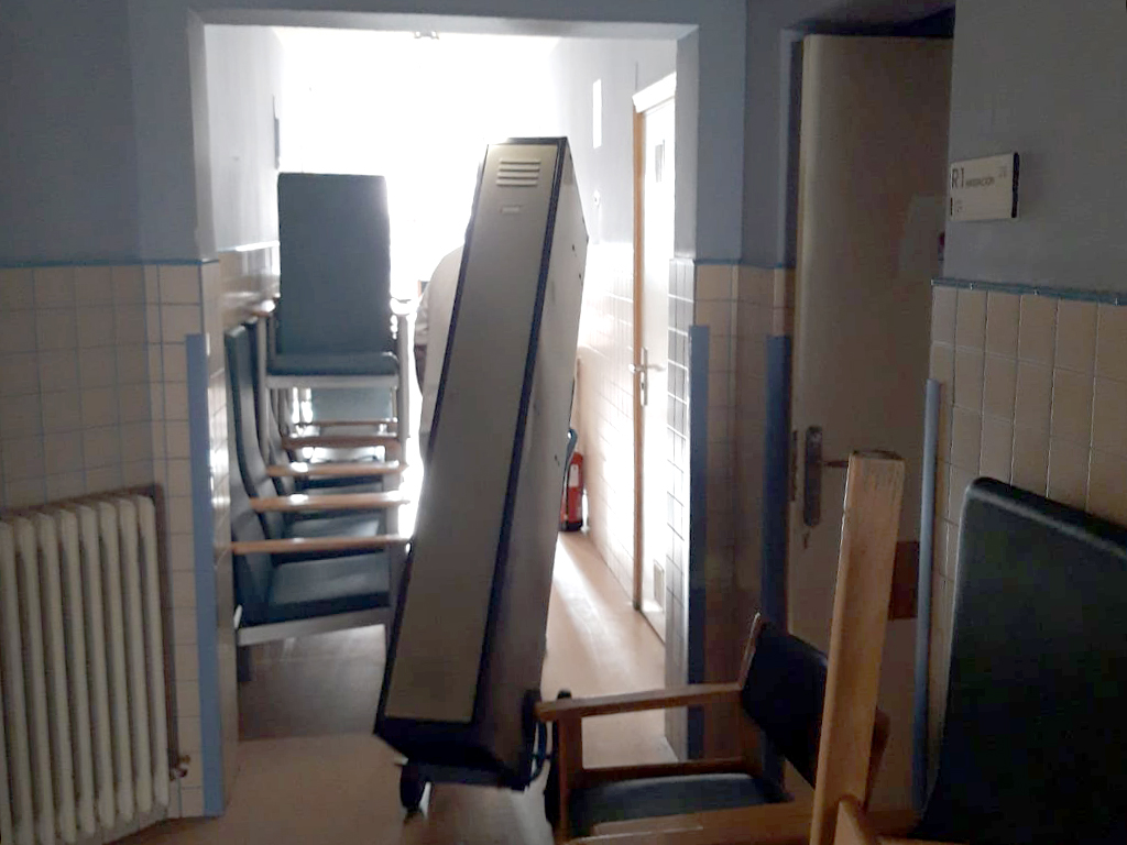 El centro ha realizado un importante esfuerzo logístico. / E. A.