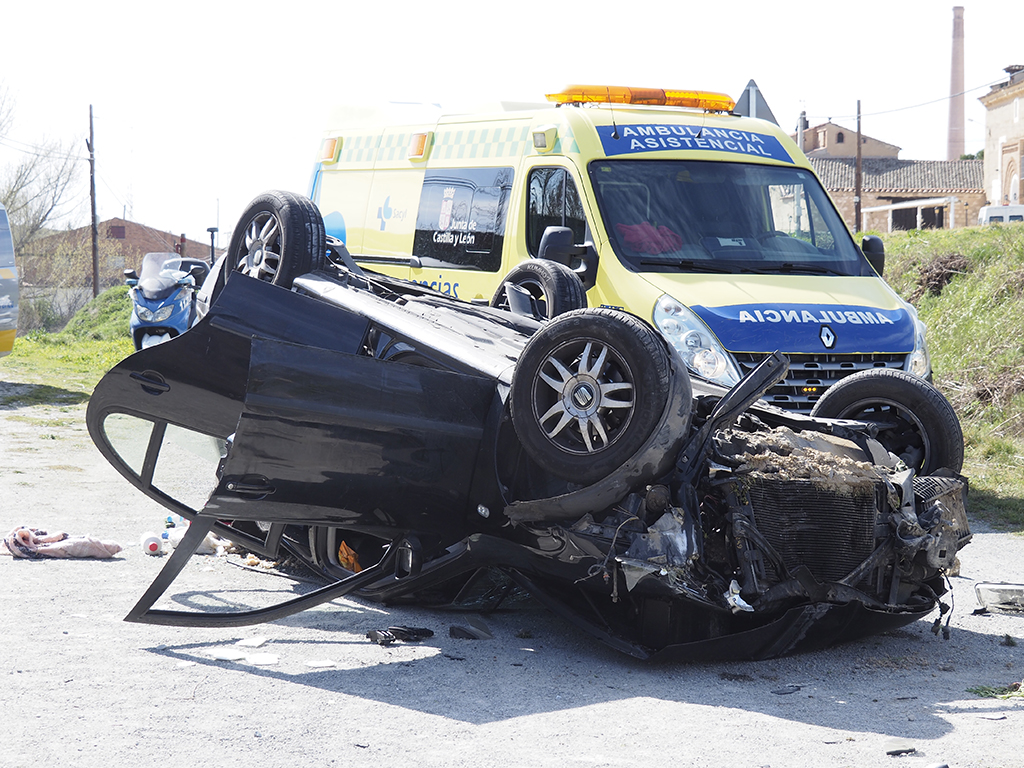 Un accidente de tráfico- / NEREA LLORENTE