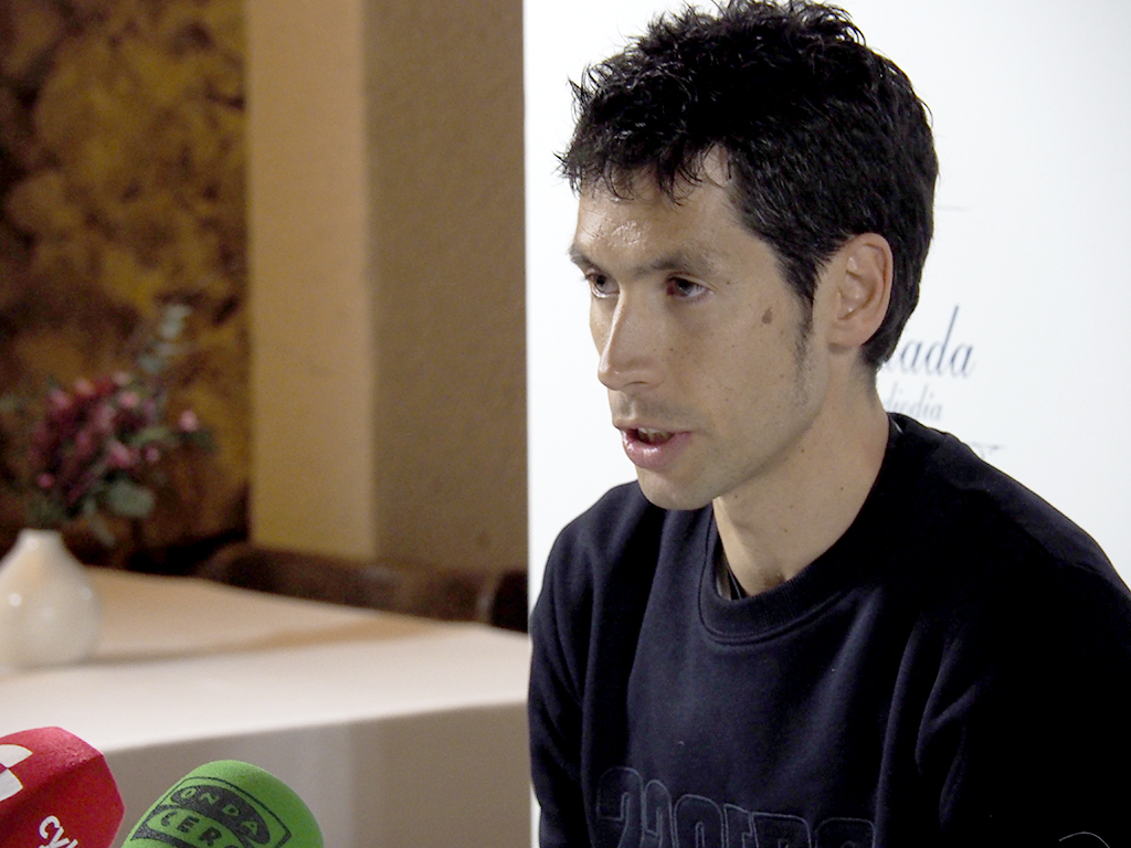 Javi Guerra, durante una rueda de prensa./ NEREA LLORENTE