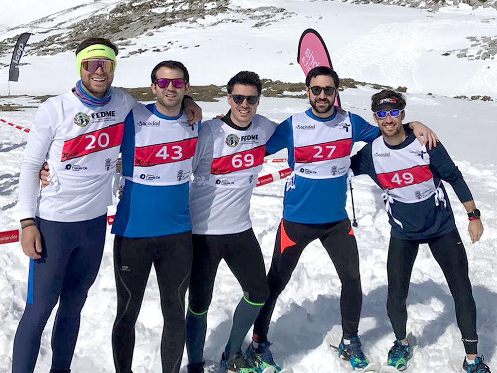 Francisco Javier García-Vaquero, Miguel Fresnillo, Borja Martín, David de Antonio y Chema Conde. / EL ADELANTADO