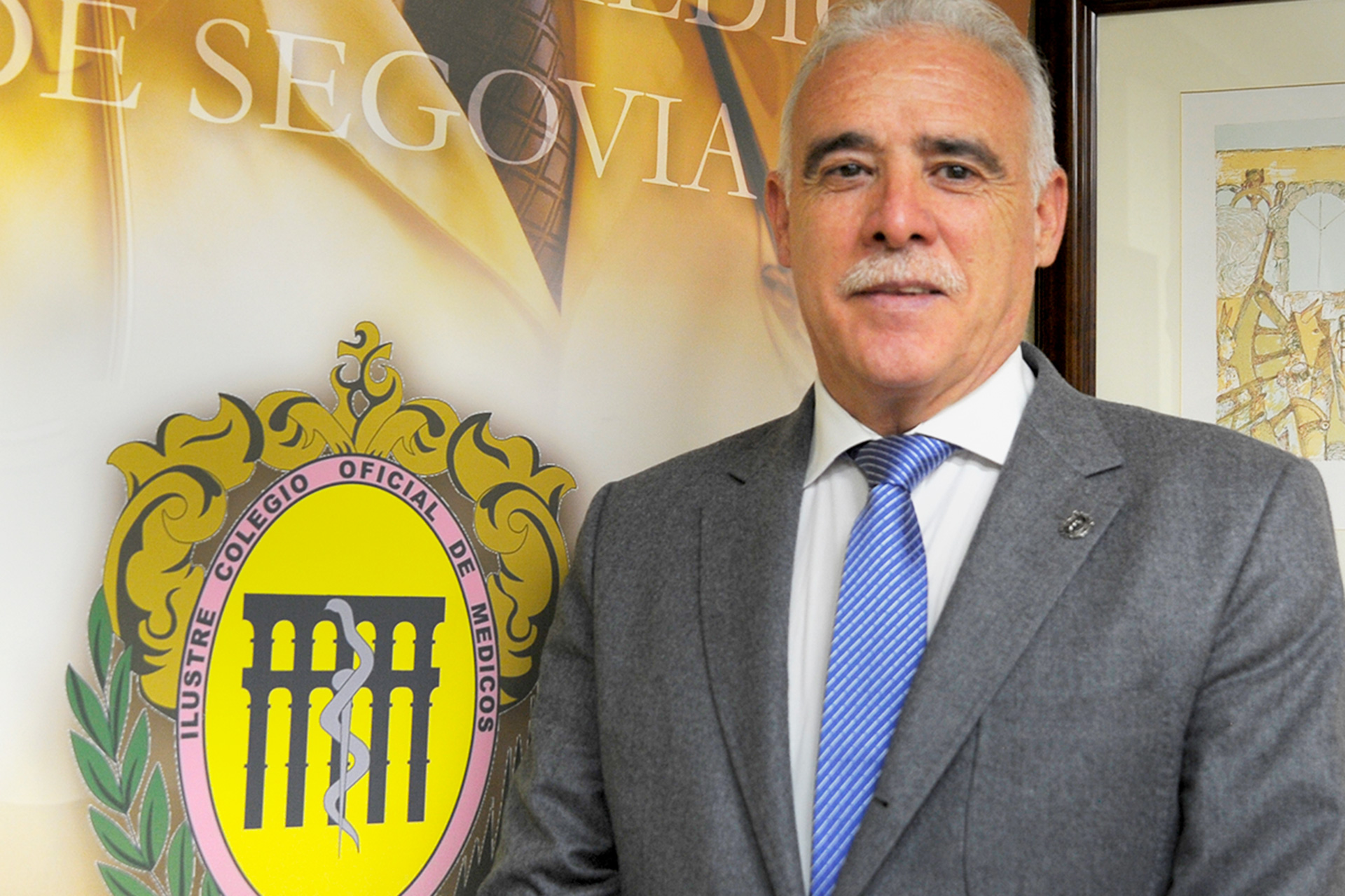 El presidente del Colegio de Médicos de Segovia, Enrique Gilabert.