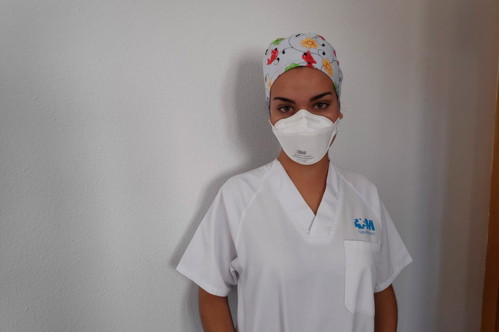 Mónica Galán, enfermera: "Me llevo la satisfacción de haber contribuido en una crisis como esta" 2 08 2 Monica Galan Luna enfermera segoviana hospital IFEMA coronavirus