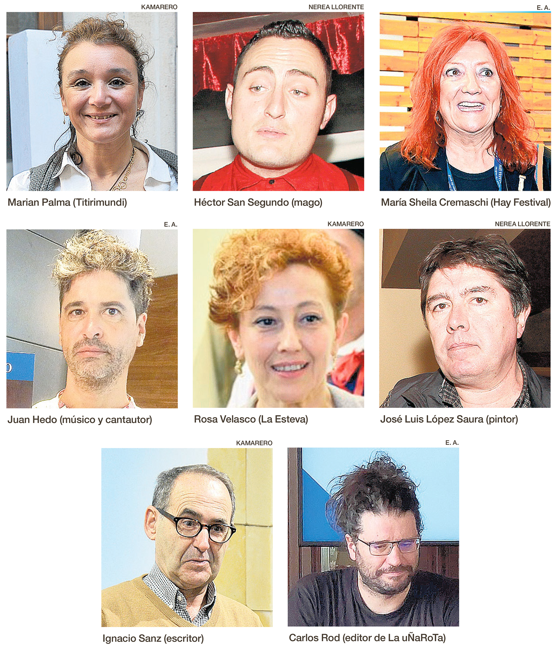 Algunos de los participantes en la iniciativa 'Con la cultura de Segovia, hoy más que nunca'