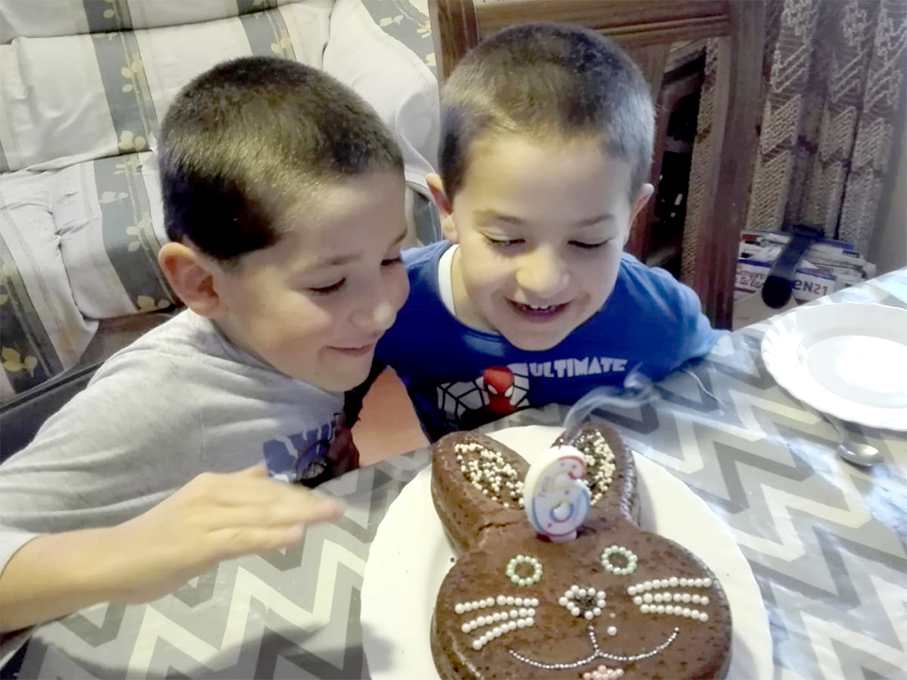 Un niño segoviano que ha cumplido seis años durante el confinamiento. / E. A.