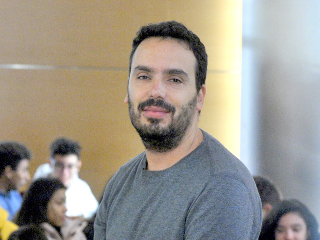 El escritor segoviano Alberto Martín García. / Kamarero