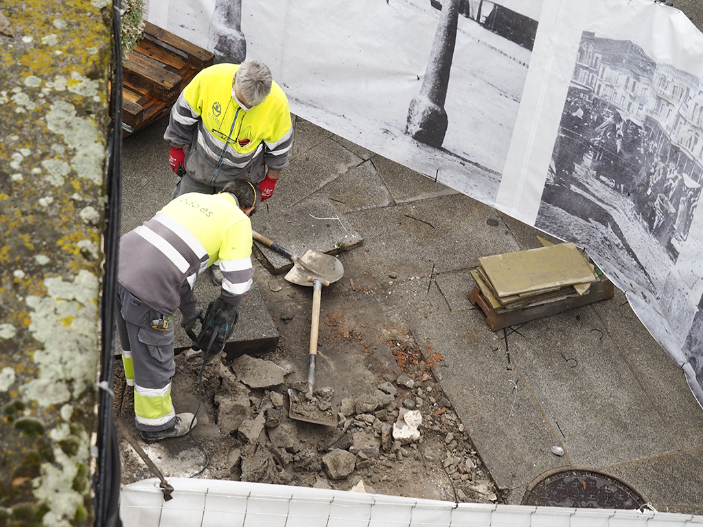 Uno de los últimos contratos ha sido el de dirección de las obras del Centro de Recepción de Visitantes. / Nerea Llorente