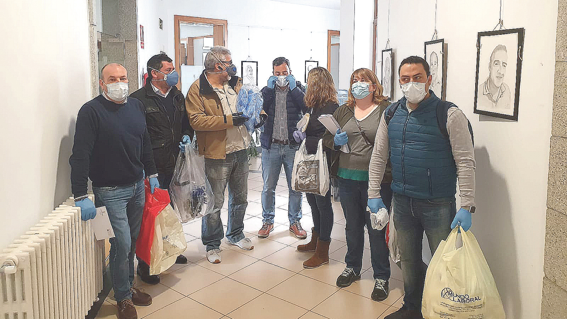 Los concejales del equipo de Gobierno de El Espinar. /E.A.