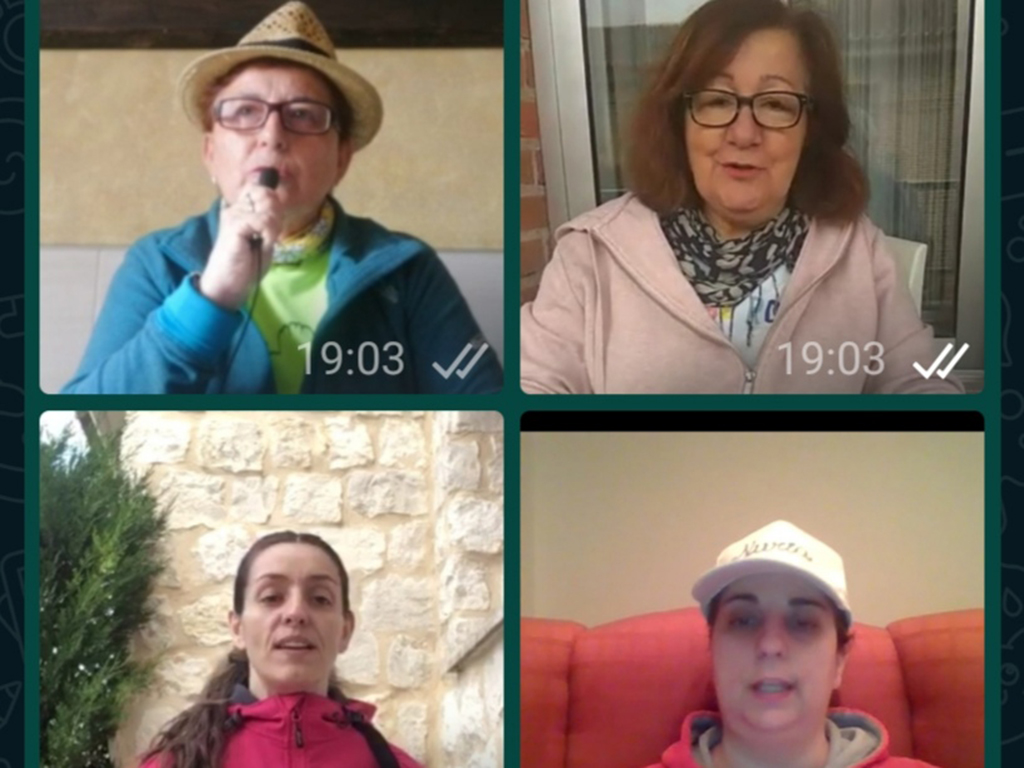 Henar Díez, Araceli González, Cristina Bernardos y Nuria Orcha. / E.A.