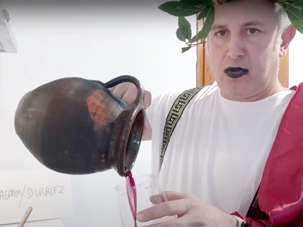 David, encarnando a Teodosio el Grande. /E.A.