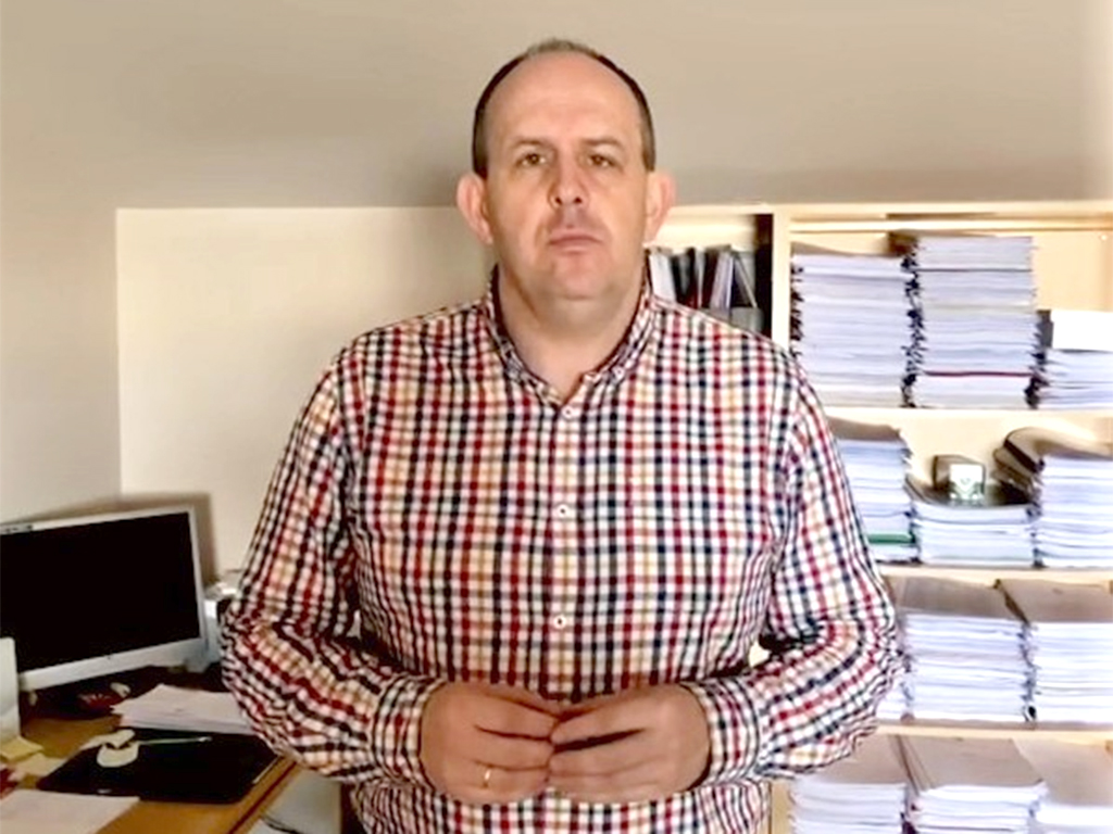 José Luis Aceves, secretario provincial del PSOE. /E.A.