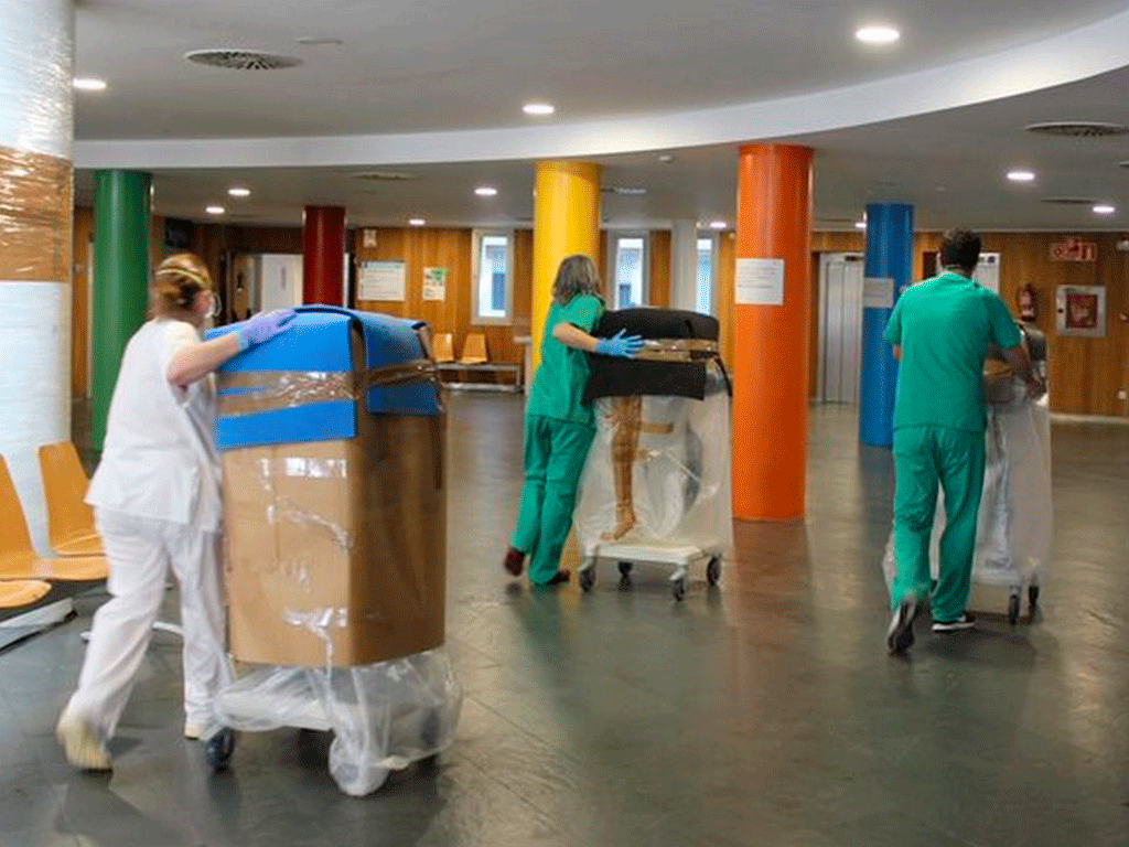 Los respiradores fueron incorporados a la UCI ayer mismo.