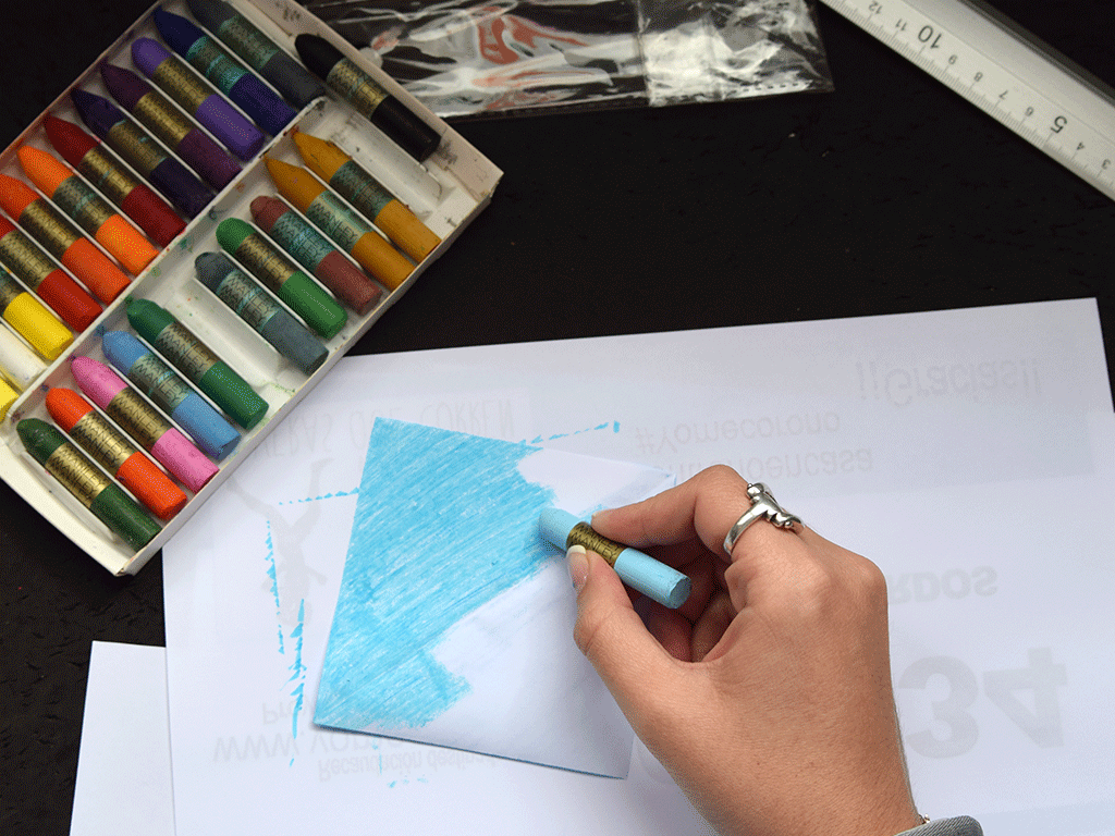 Una de las iniciativas ofrece la posibilidad de compartir dibujos en redes sociales. / Rocío Pardos