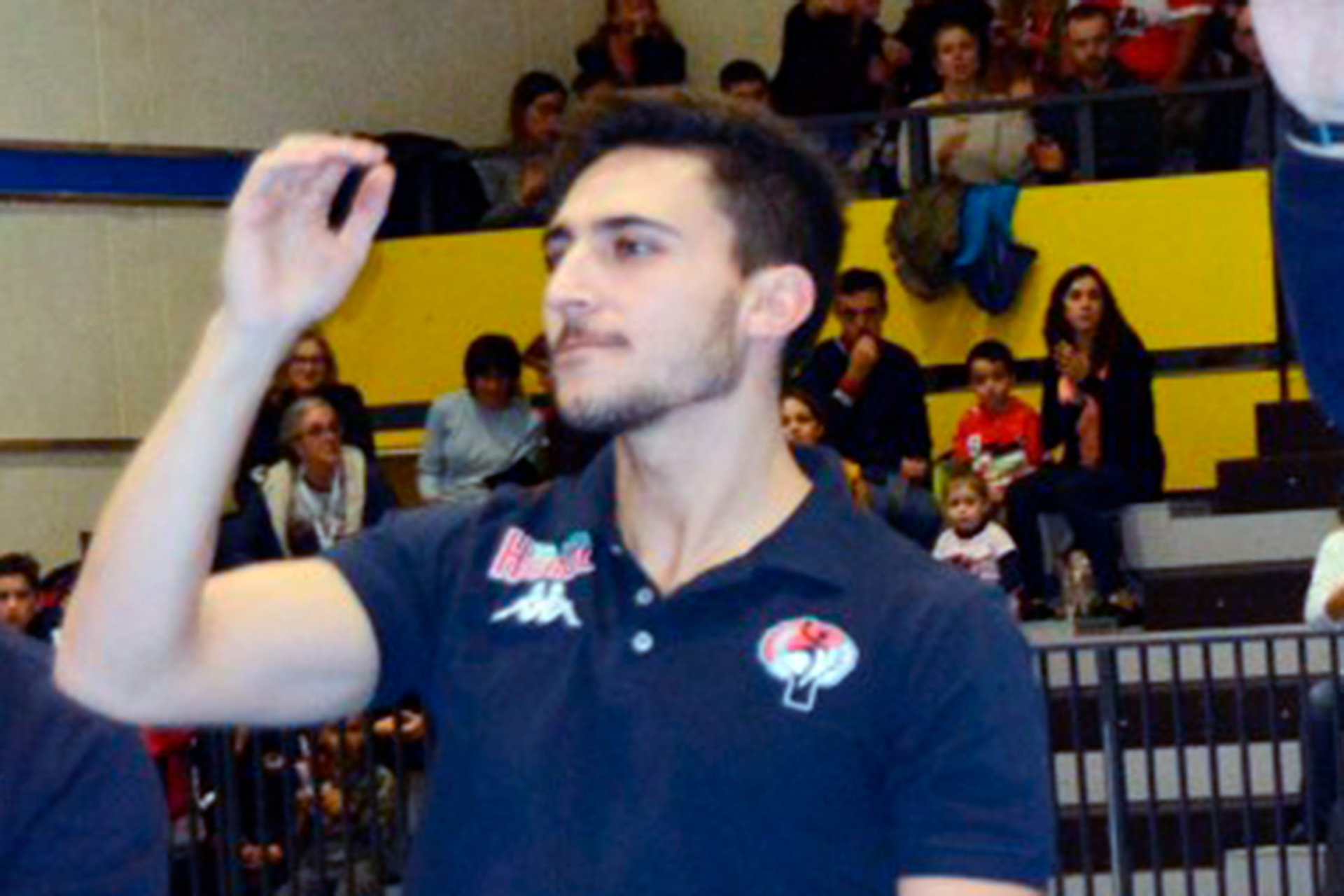 Raúl García, antes de un partido del Viveros Herol Nava. / AMADOR MARUGÁN