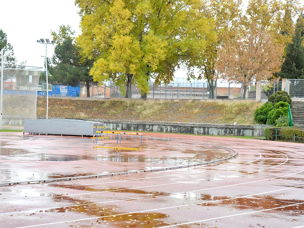 Vista parcial de las pistas de atletismo Antonio Prieto./ KAMARERO