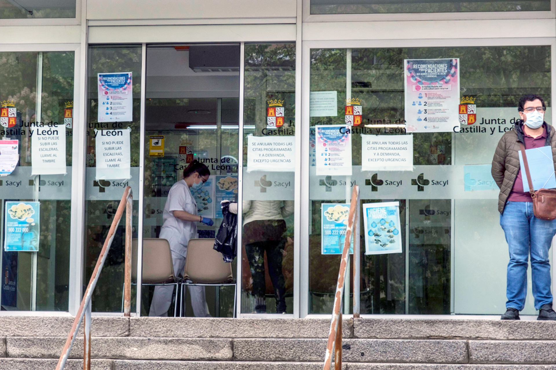 Centro de Salud Segovia I de la capital, situado en el barrio de Santo Tomás. / Kamarero