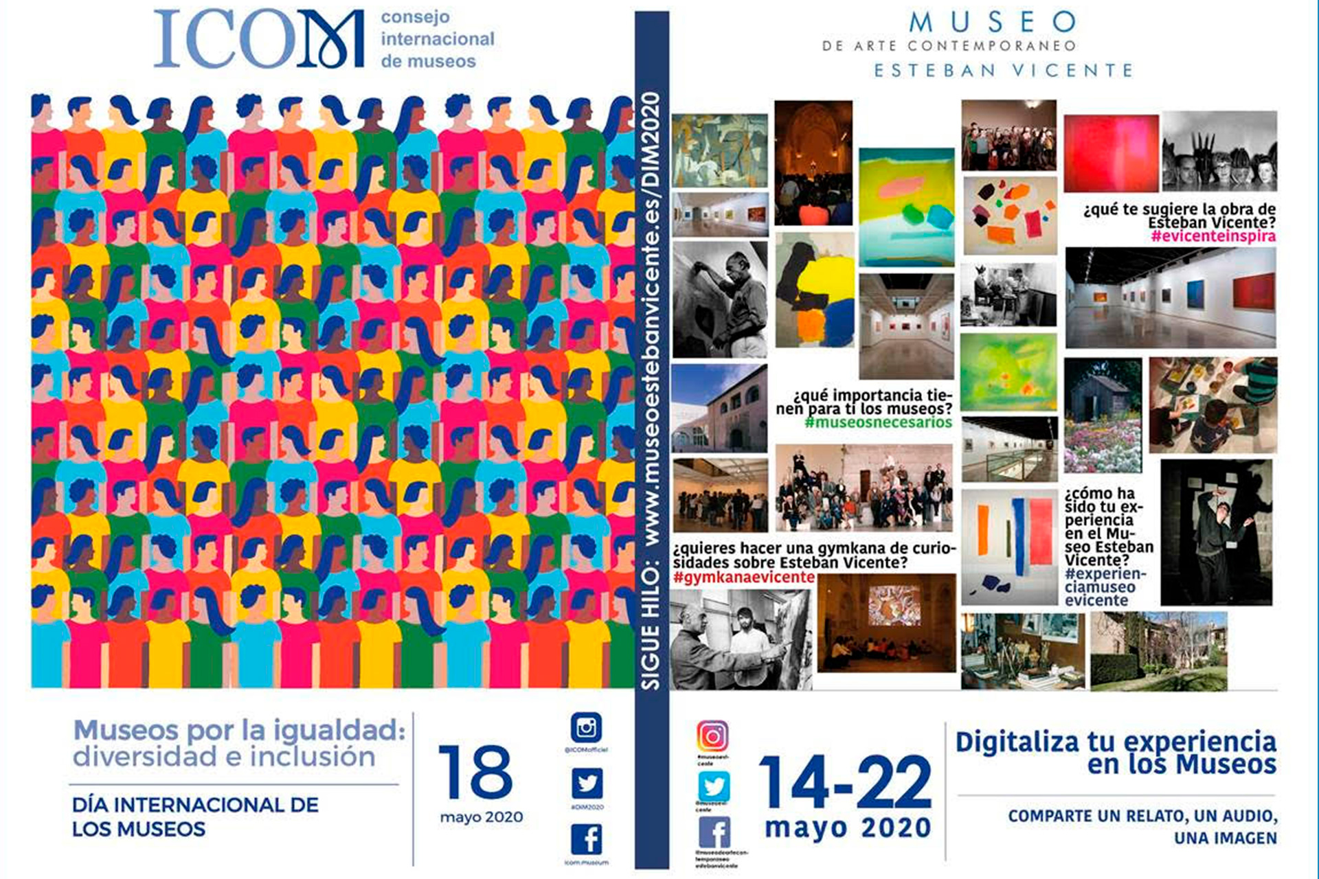 Cartel conmemorativo del Día Internacional de los Museos. / E. A.