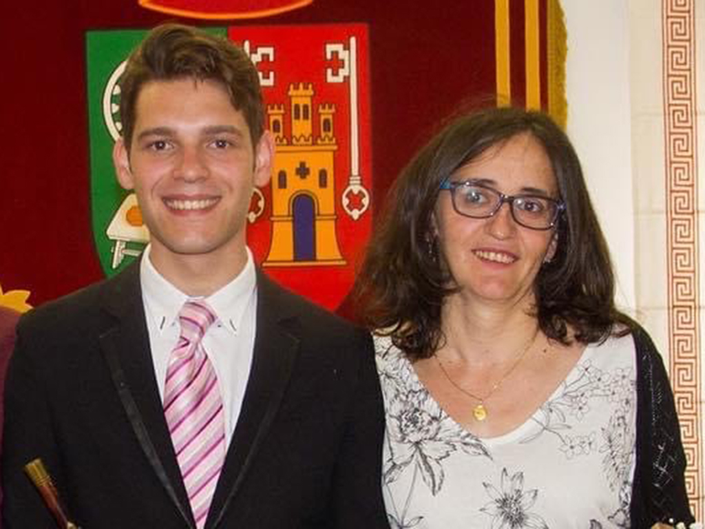 El alcalde saliente y la alcaldesa entrante de Boceguillas