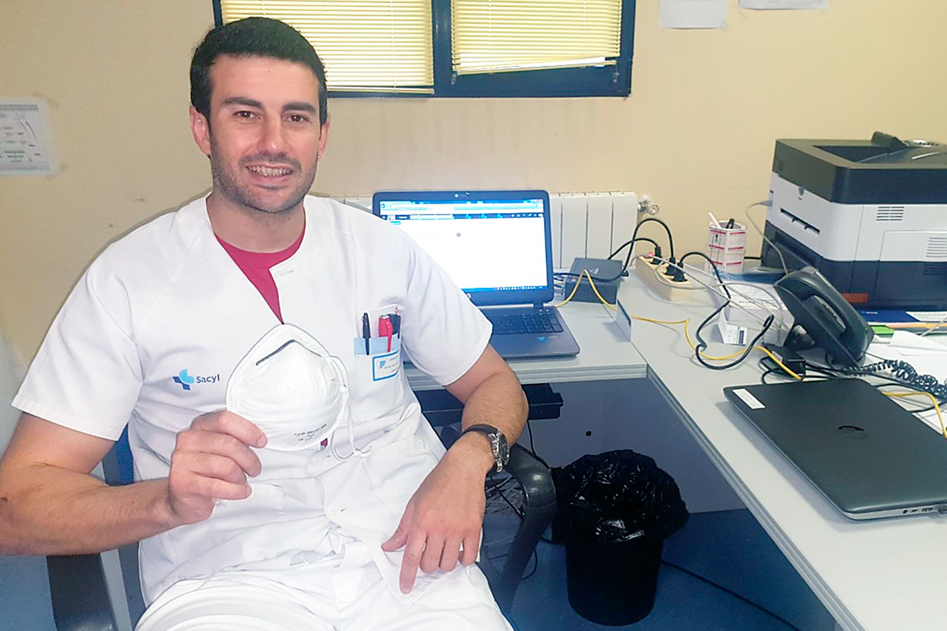 Javier Arnao agradece la colaboración de equipos y población. /E.A.