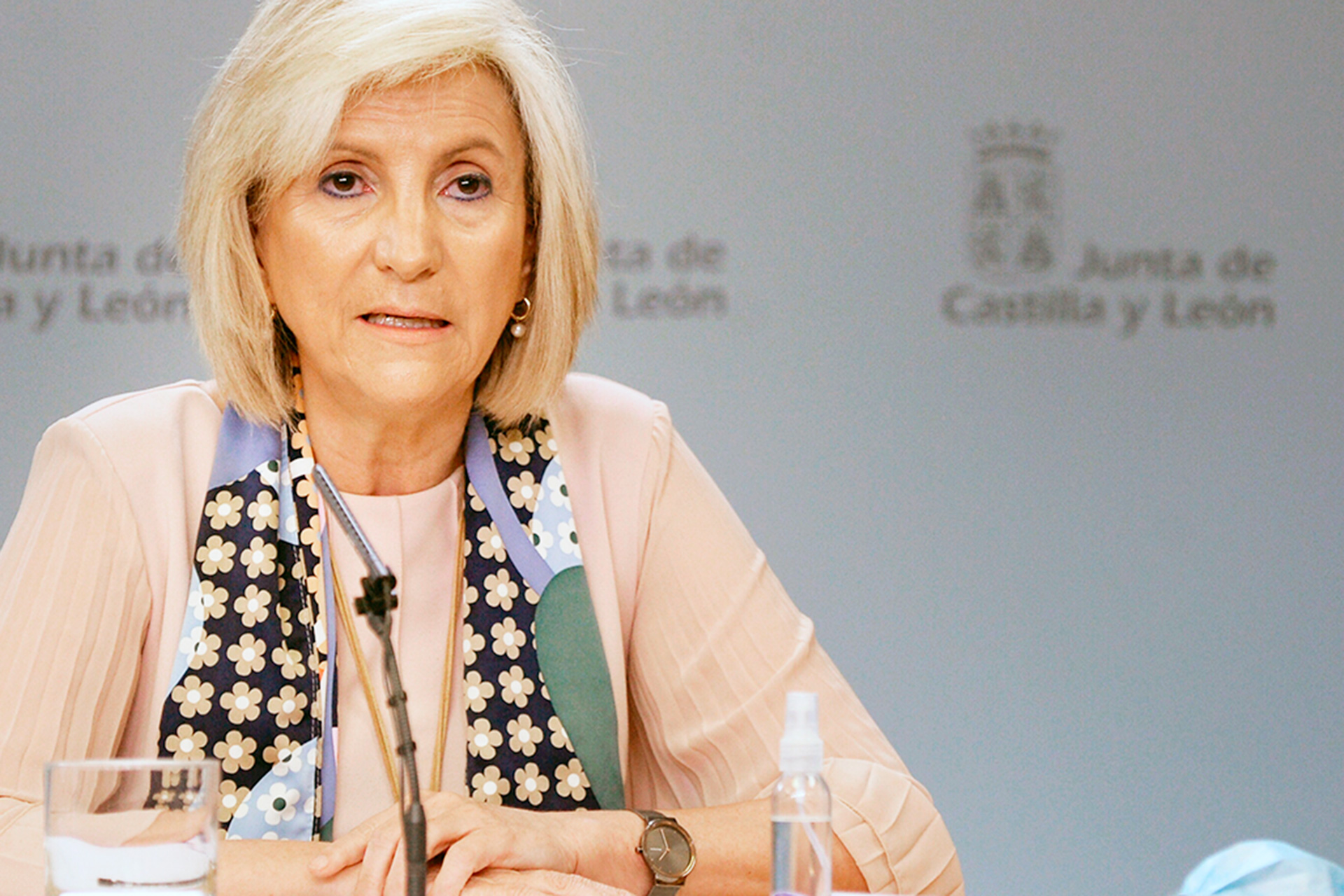 Verónica Casado, durante la rueda de prensa. / EFE