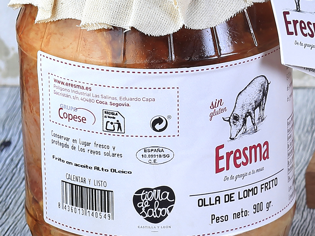 Los envases de Copese se identifican con sel símbolo Punto Verde. / E.A.