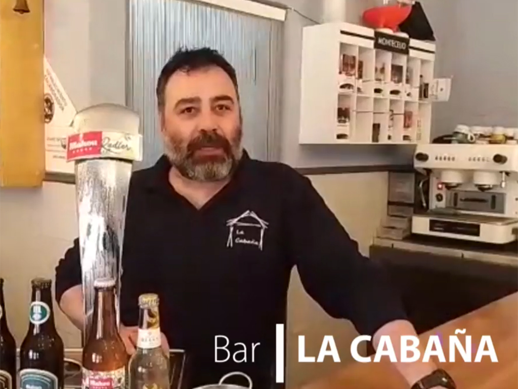 Los hosteleros desean felices fiestas a través de un vídeo. / E.A.