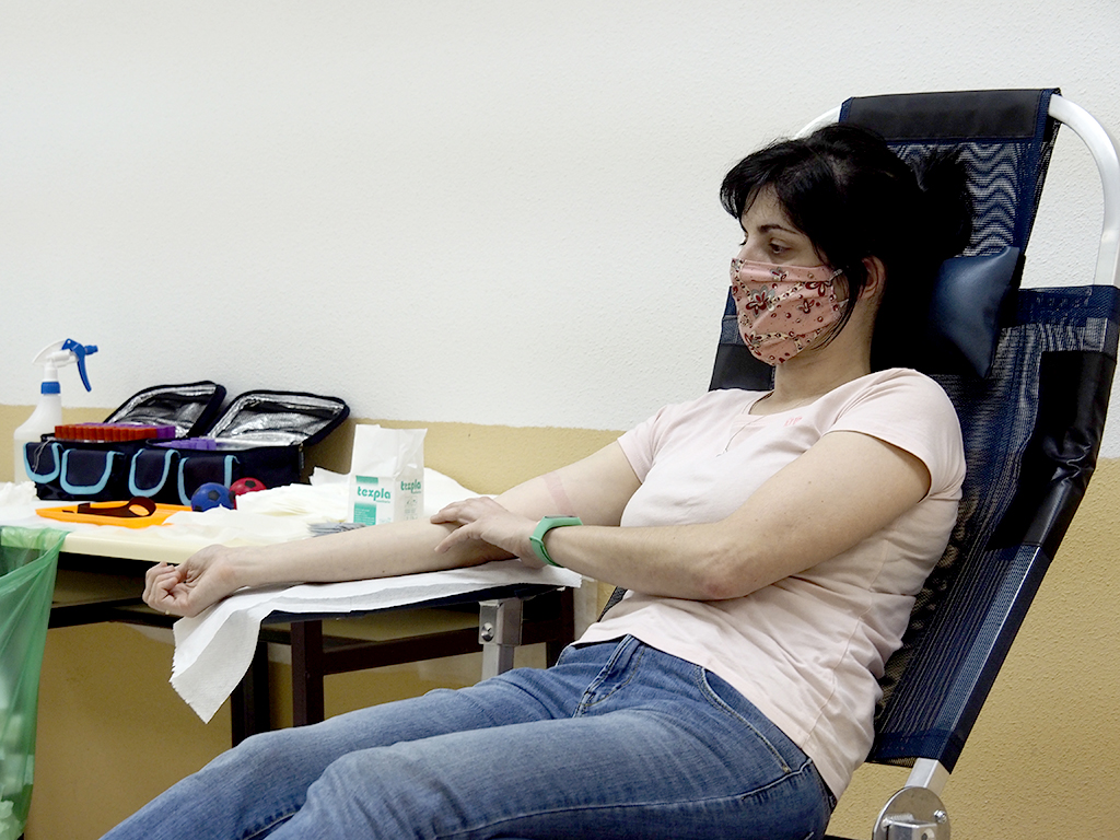 Las donaciones de sangre se realizarán en el Ayuntamiento. / Nerea Llorente