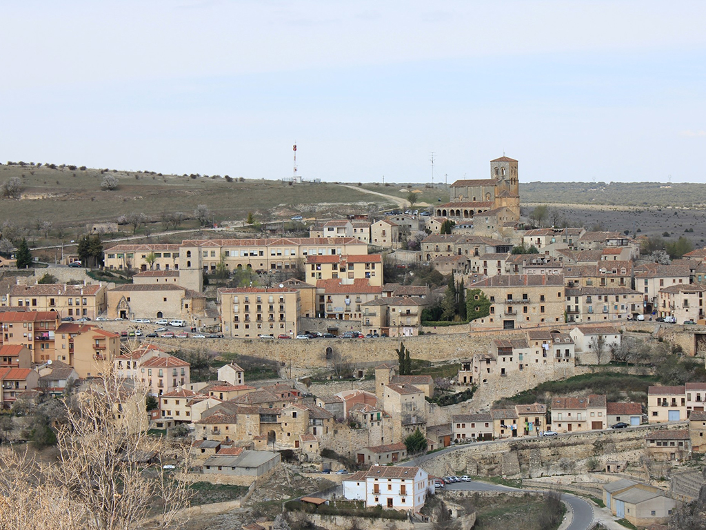 Bella panorámica de Sepúlveda donde se sitúa en centro de salud de esta zona sanitaria. / NEREA LLORENTE