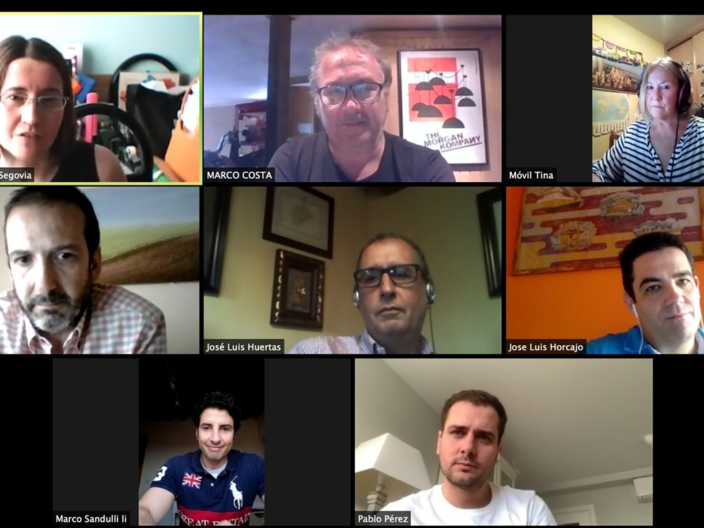 Los barrios transmiten al PP su preocupación por la salud y futuro del empleo 1 Imagen del encuentro virtual de los concejales populares y varios vecinos de la ciudad. / El Adelantado