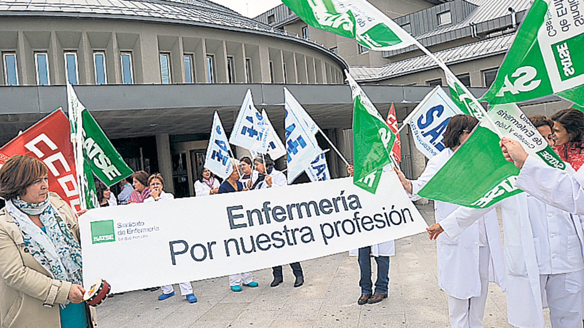 Acto reivindicativo de Satse Segovia. / K.