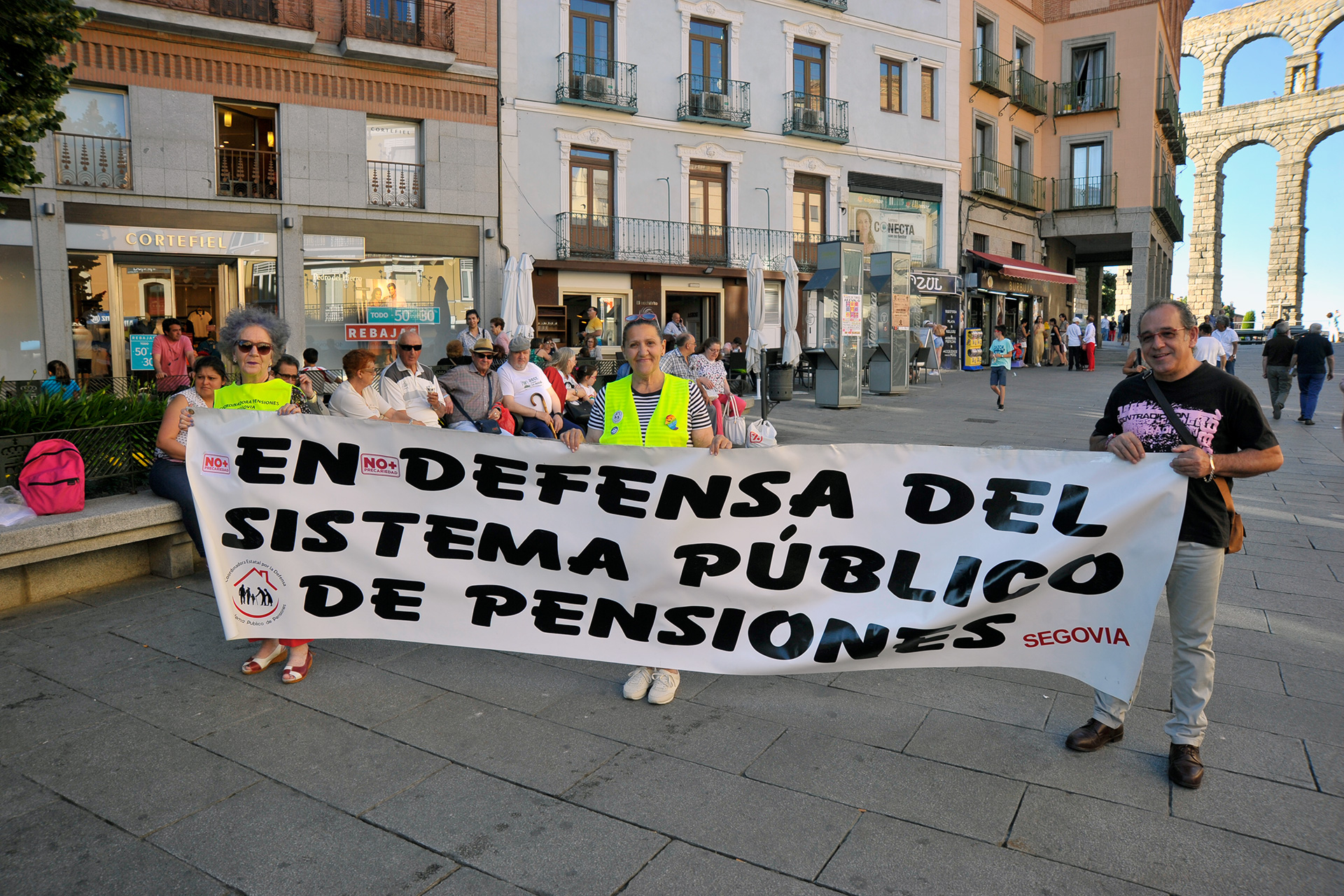 Los pensionistas regresan con sus movilizaciones. /KAMARERO