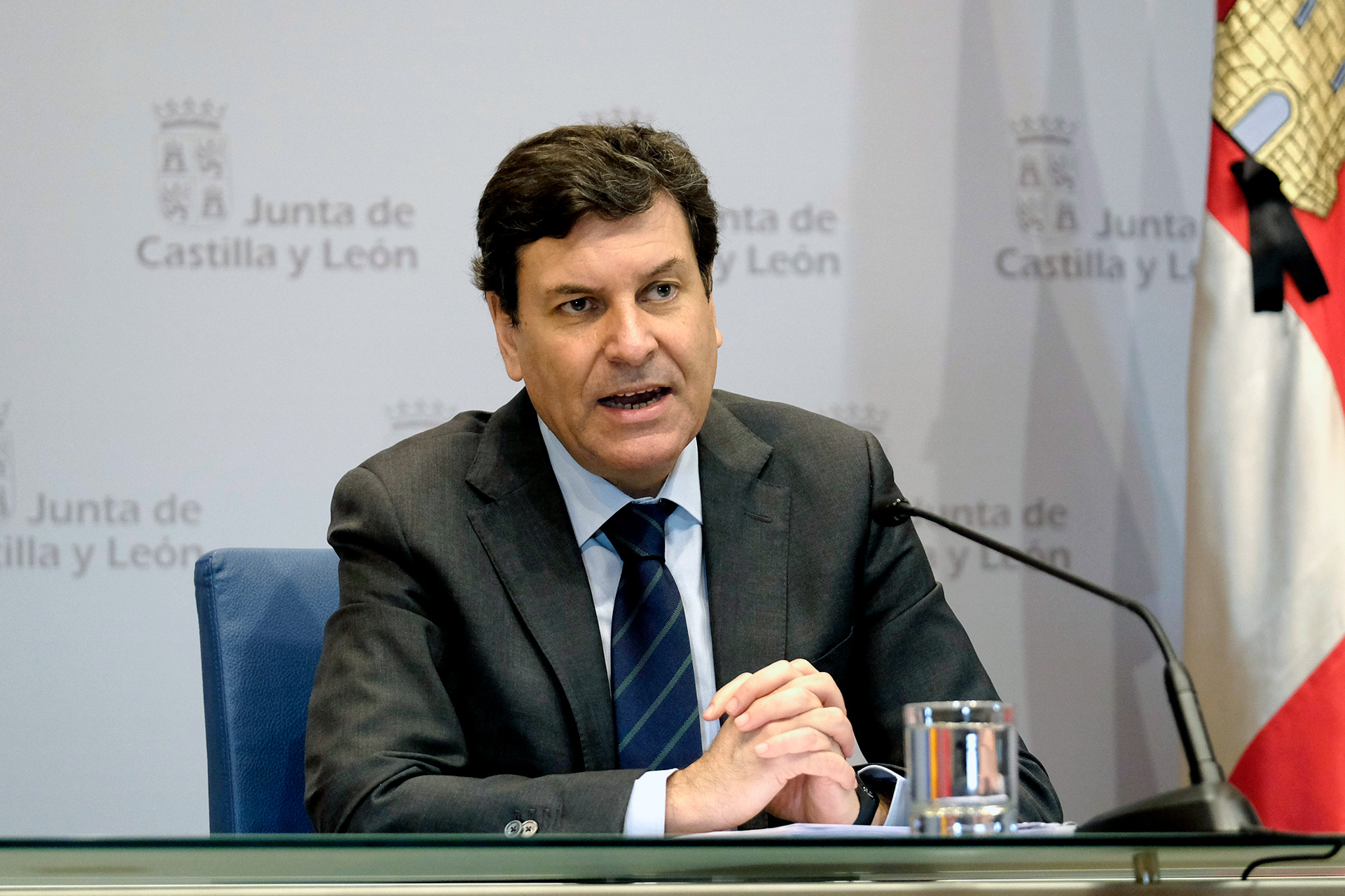 El consejero de Economía y Hacienda de la Junta, Carlos Fernández Carriedo./ EUROPA PRESS